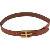 YMC Brown Leather Belt