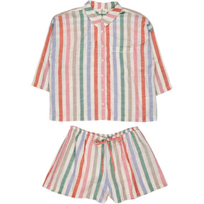 Hush Multicolour Striped Pyjama Set