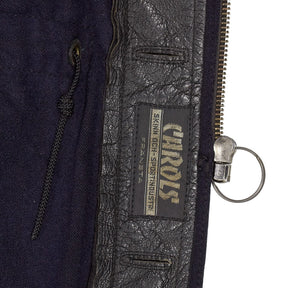 Vintage C'Arols Black Leather Biker Jacket