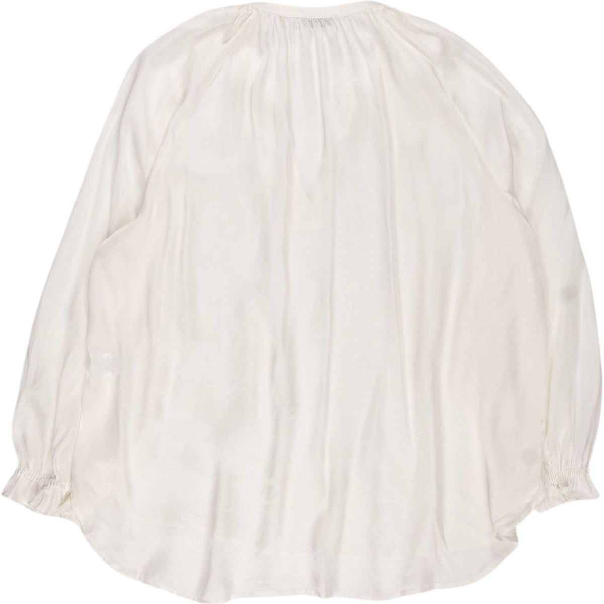 NRBY White Silk Blouse