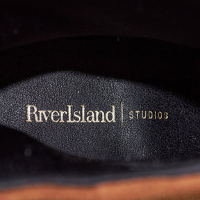 River Island Brown Suede Ankle Boots