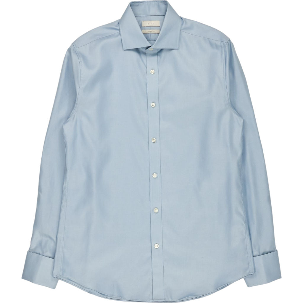 Moss Blue Tailored Fit Shirt