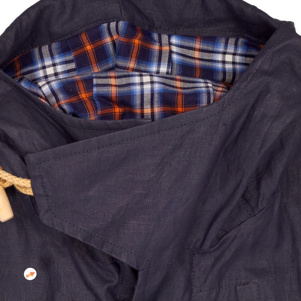 Gloverall Navy Hooded Duffle Coat