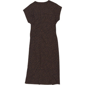 Hush Brown Animal Print Trinny Midi Dress