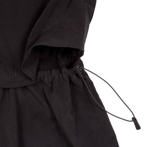 Snow Peak Black Drawstring Dress