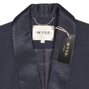 Wyse Midnight Darcie Relaxed Tuxedo Jacket