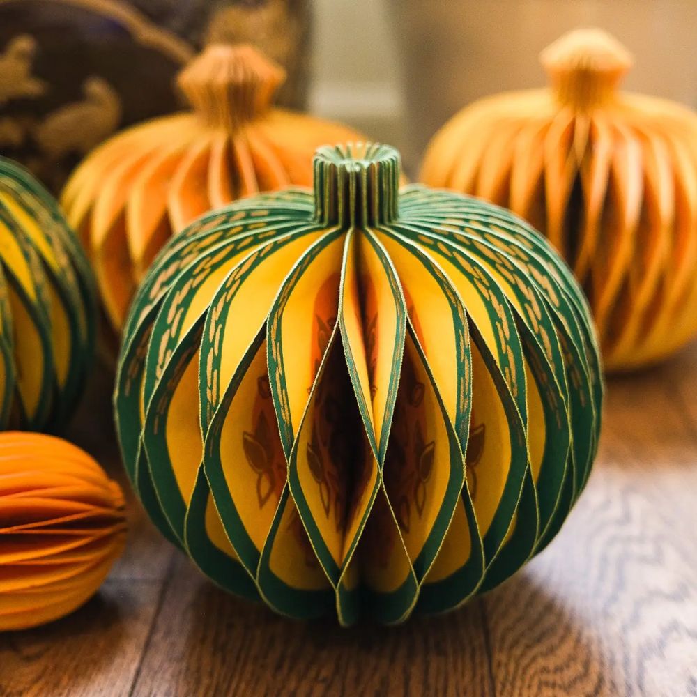 Honeycomb Pumpkin - Green