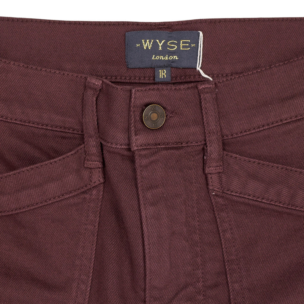 Wyse London Purple Wide Leg Trousers