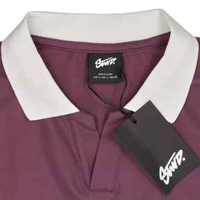 Pull & Bear Purple Rugby Shirt