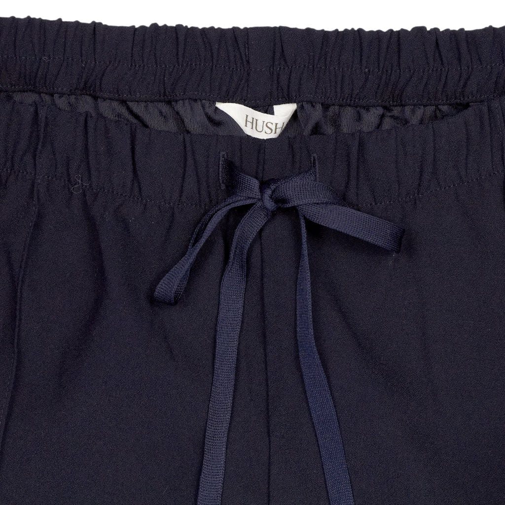 Hush Navy Wide Leg Trousers