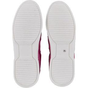 By Walid Hot Pink Lace Up Trainers