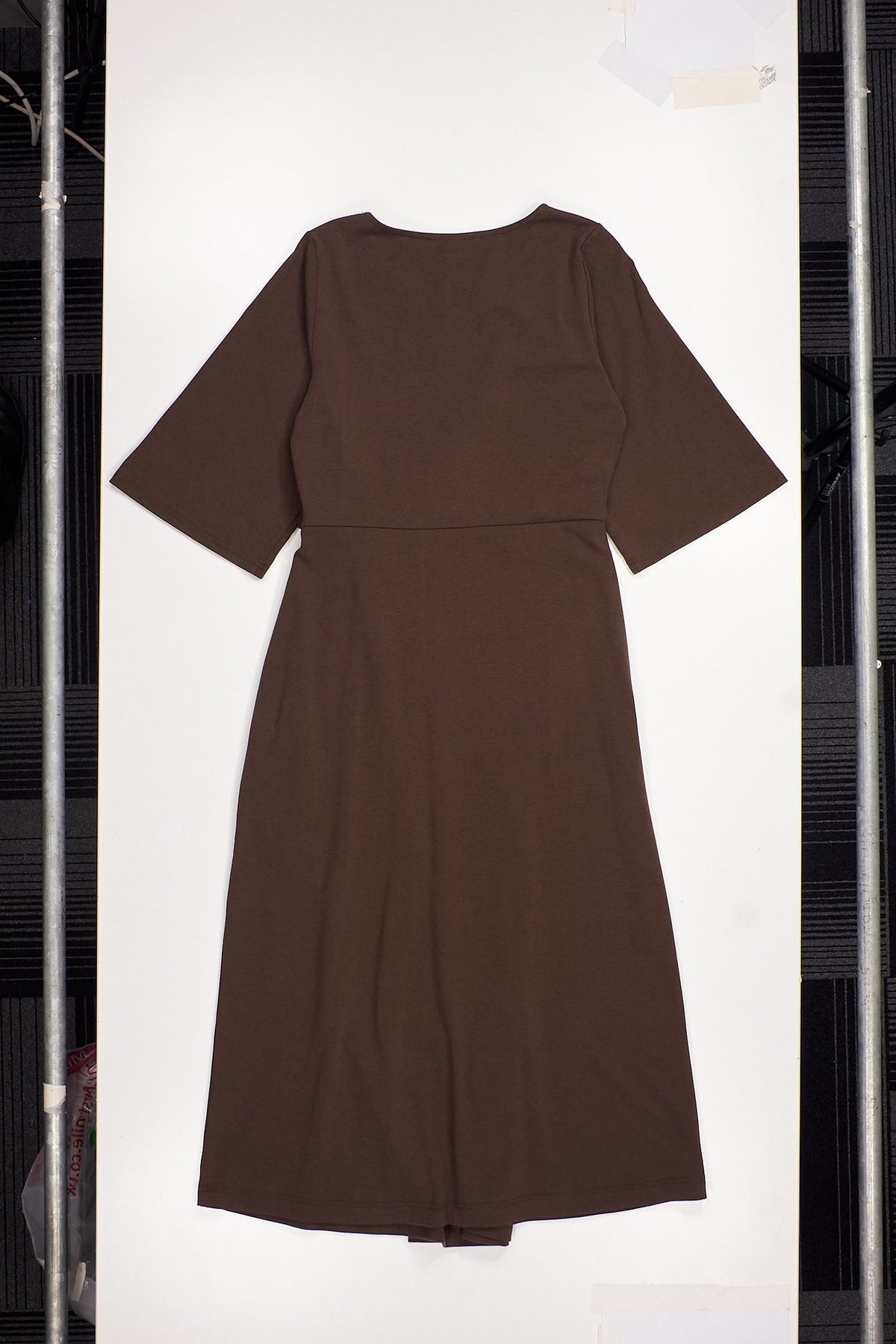 WYSE Brown Midi Dress