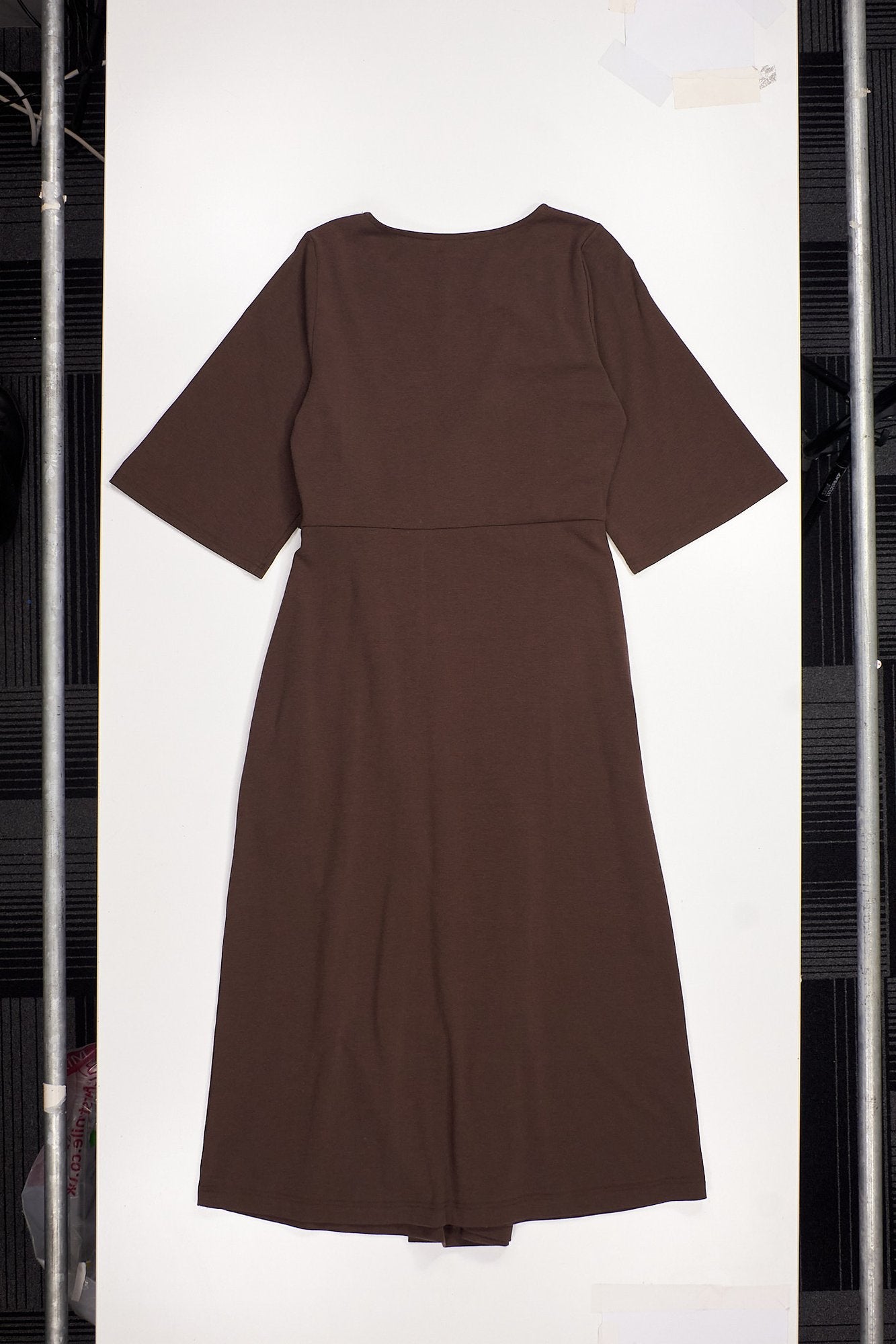 WYSE Brown Midi Dress
