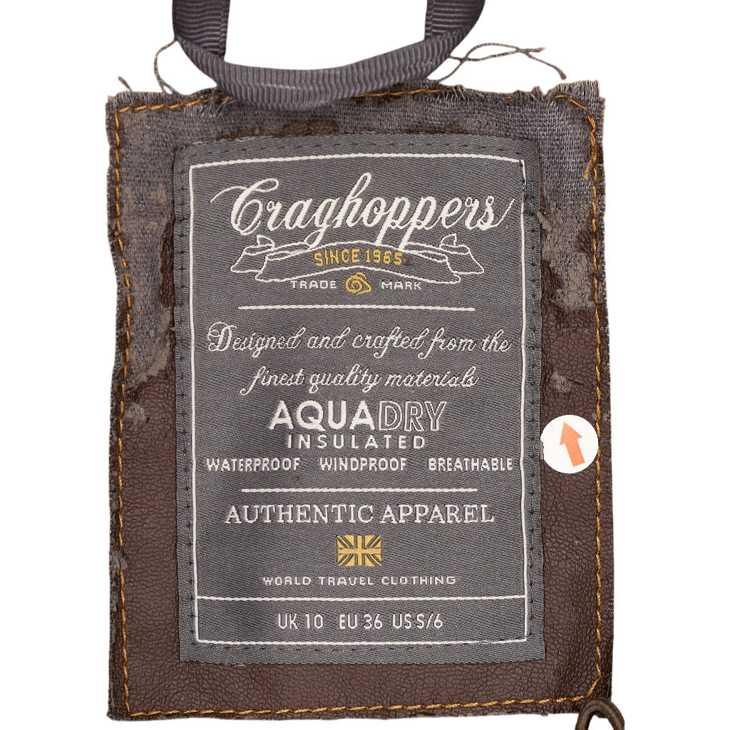 Craghoppers Brown Faux Fur Hooded Jacket