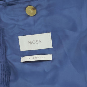 Moss Blue Corduroy Tailored Fit Jacket M