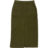 Baukjen Dark Olive Irma Skirt