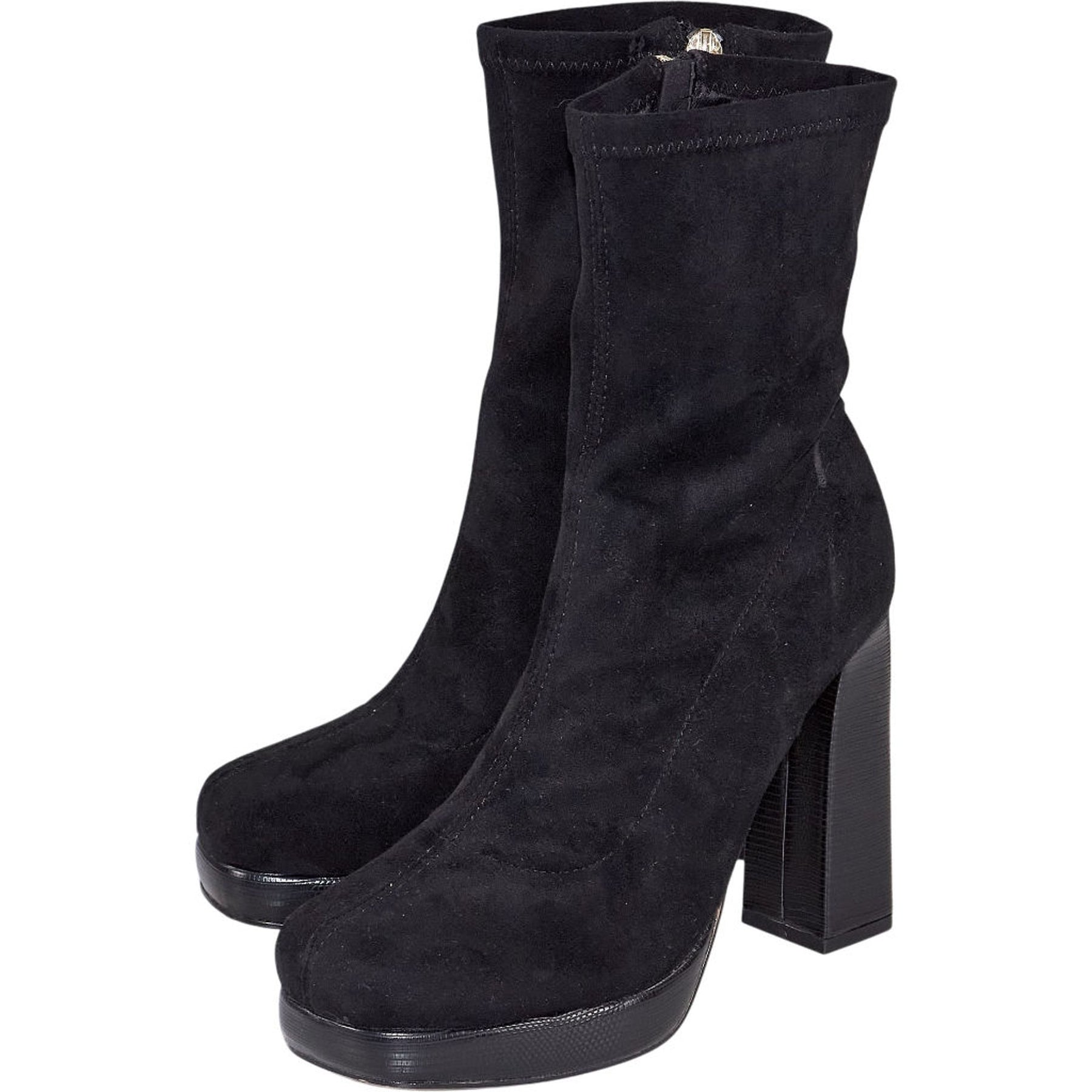 River Island Black Heeled Boots