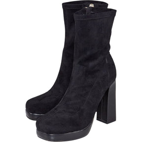 River Island Black Heeled Boots