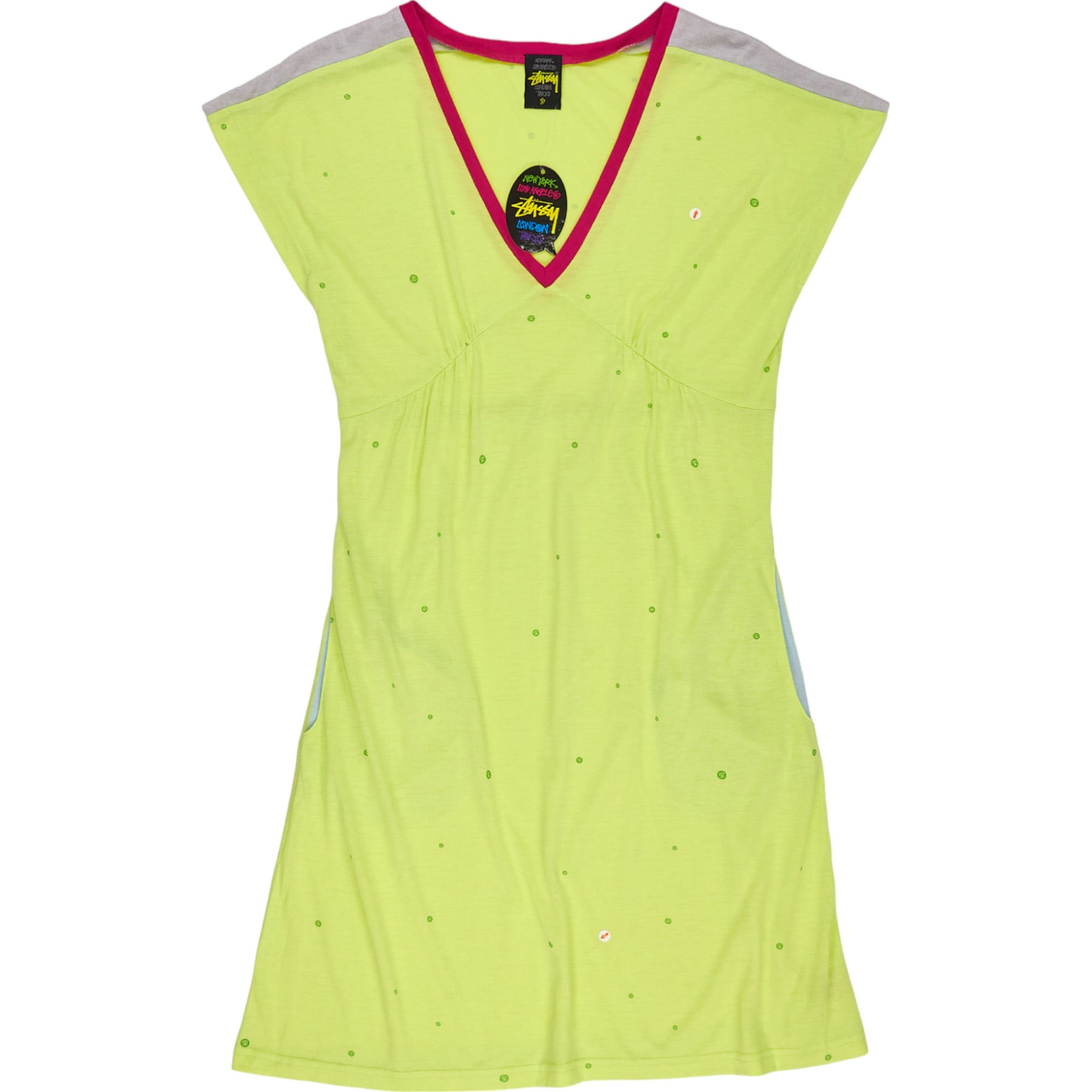 Stussy Yellow Mini Dress