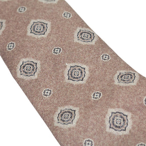 Moss Pink Burgundy Silk Tie Set x 2