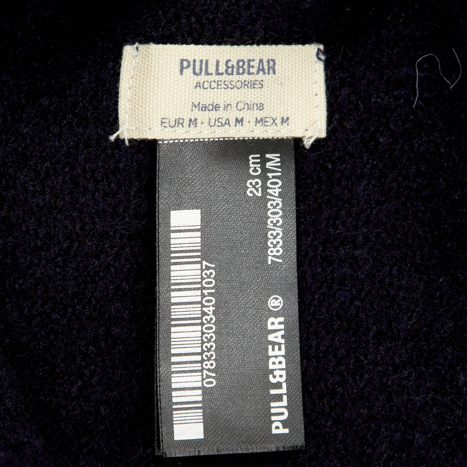 Pull&Bear Black Knit Beanie