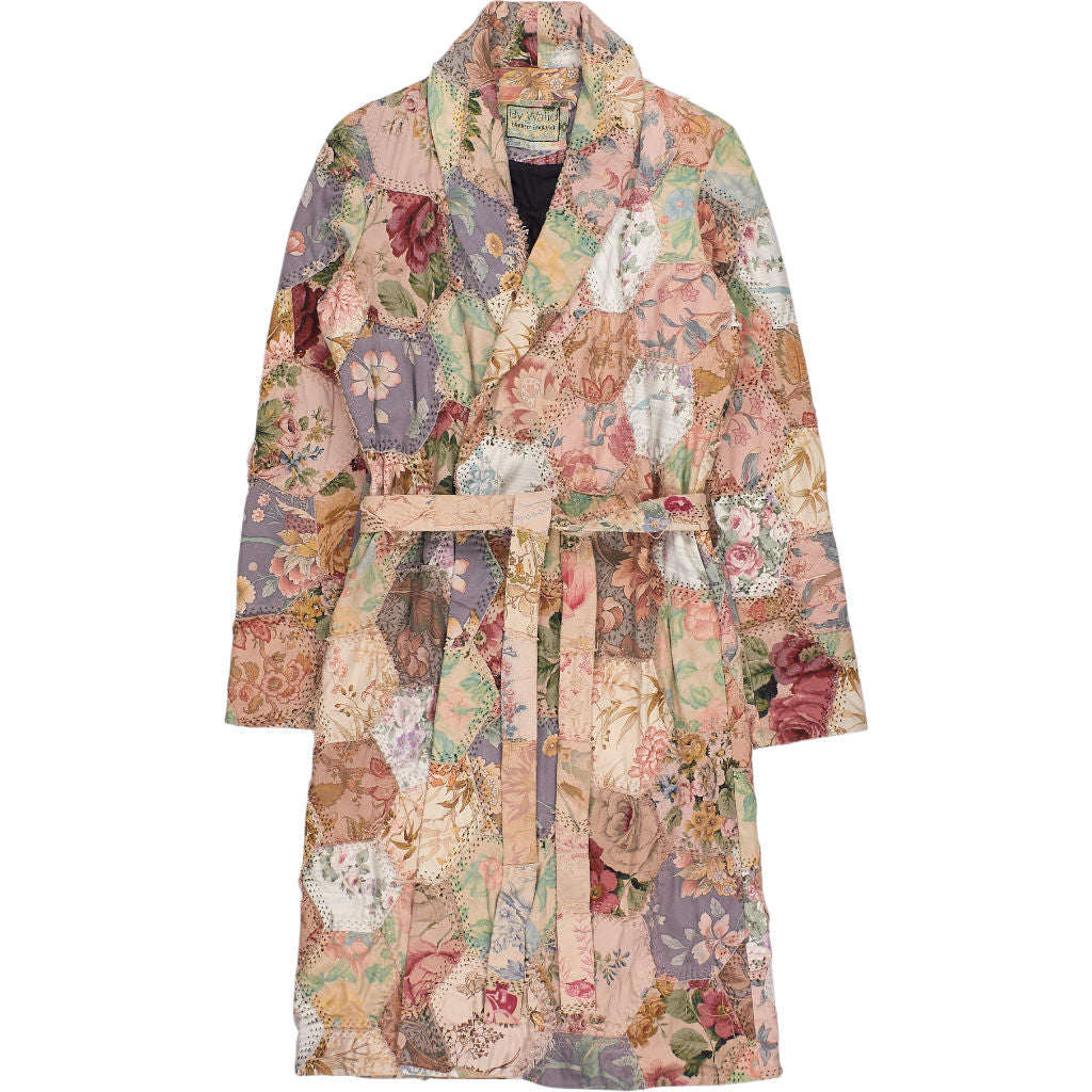 By Walid Multi-Colour Patchwork Coat