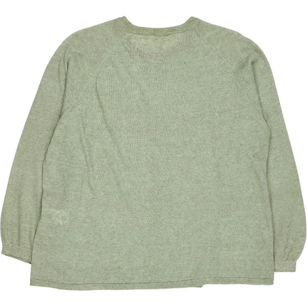Bellerose Green Button-Up Cardigan