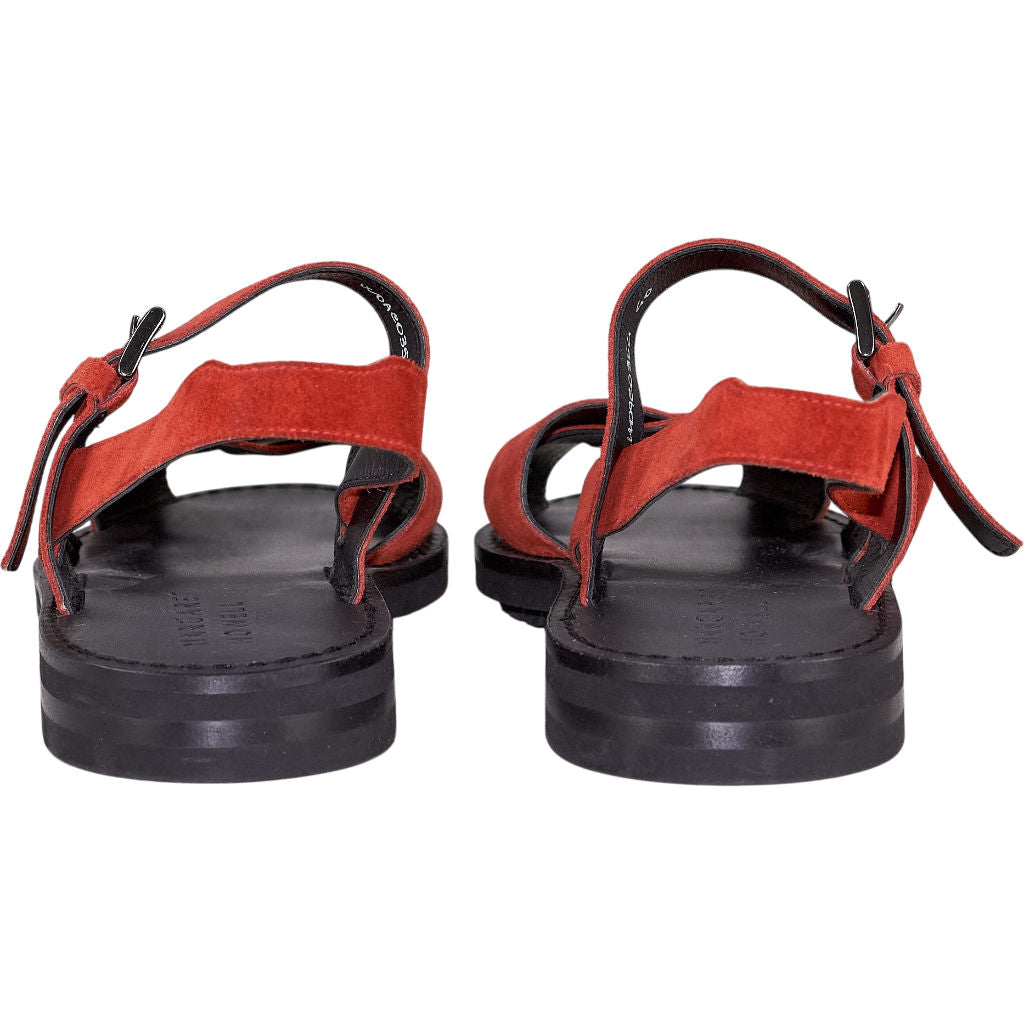 Margaret Howell Red Suede Sandals