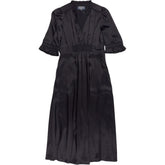 WYSE Black Midi Dress