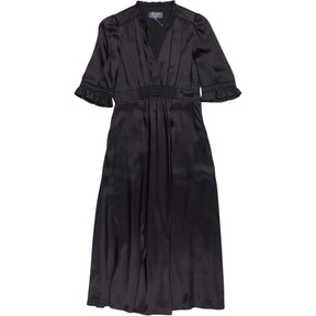WYSE Black Midi Dress