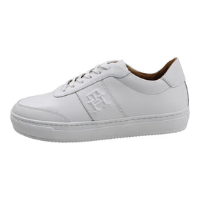 Tommy Hilfiger White Premium Leather Cupsole Shoe