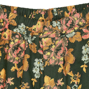 By Walid Green Floral Print Trousers