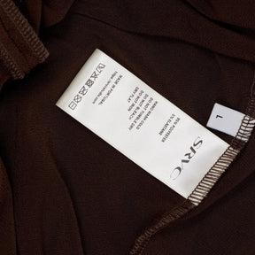 SRVC Brown Sleeveless Maxi Dress