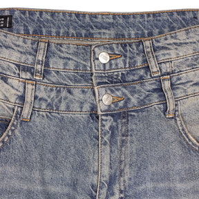 Pull & Bear Blue Wide Leg Jeans