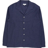 Hamilton + Hare Navy Flannel Pyjama Top