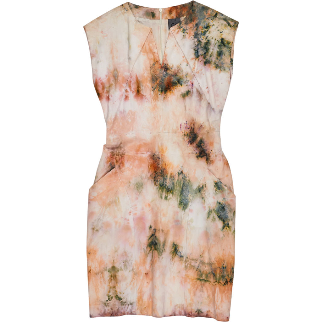 Calvin Klein Multicoloured Tie Dye Sleeveless Dress