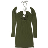 Motel Khaki Yuvila Mesh Dress