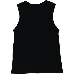 Stussy Black Cotton No4 Tank Top