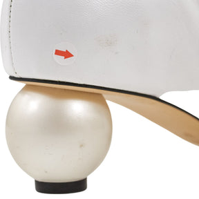 Mother of Pearl White Knee-High Boots