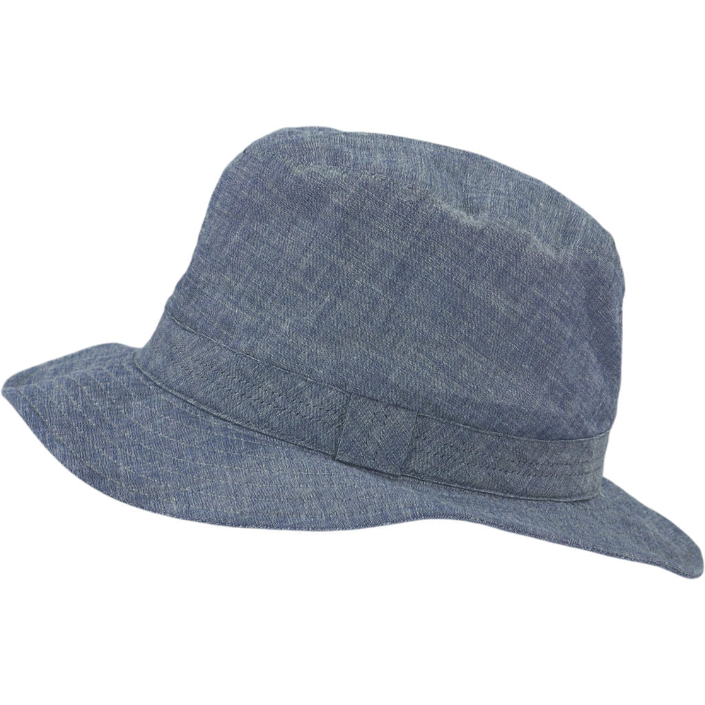Bates Blue Cotton Bucket Hat