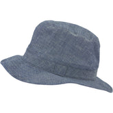 Bates Blue Cotton Bucket Hat
