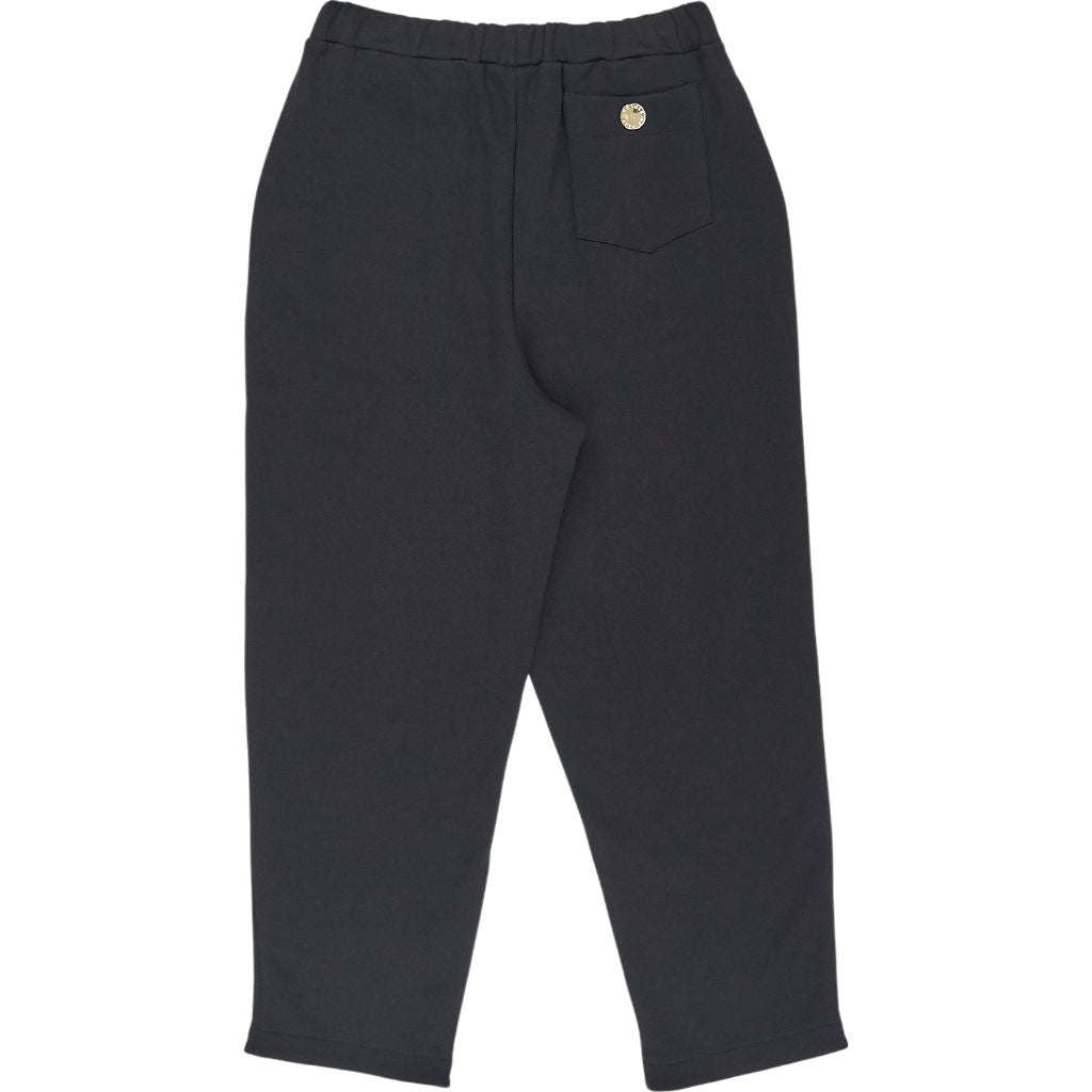 Mother of Pearl Black Cotton Trousers