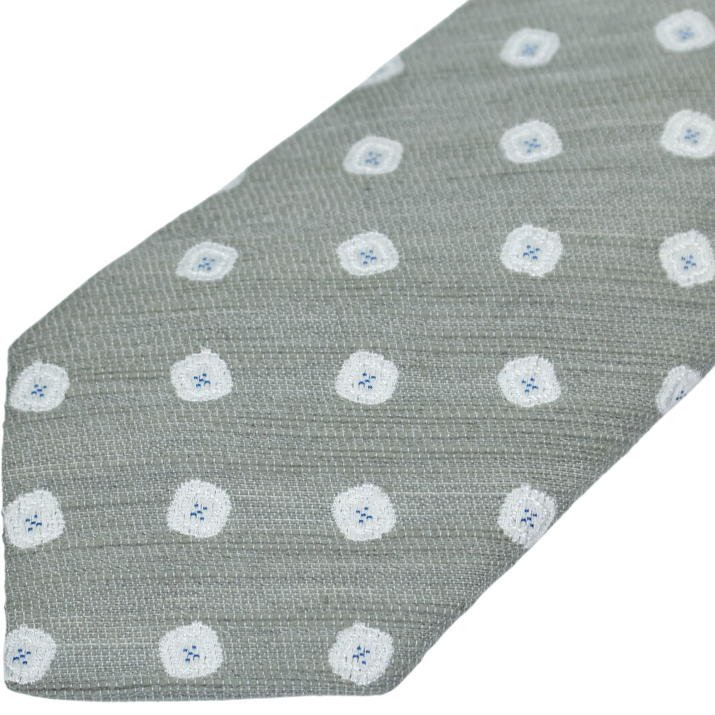 Moss Green Pattern Tie Bundle x 3
