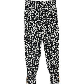 Mother of Pearl Black White Patterned Trousers