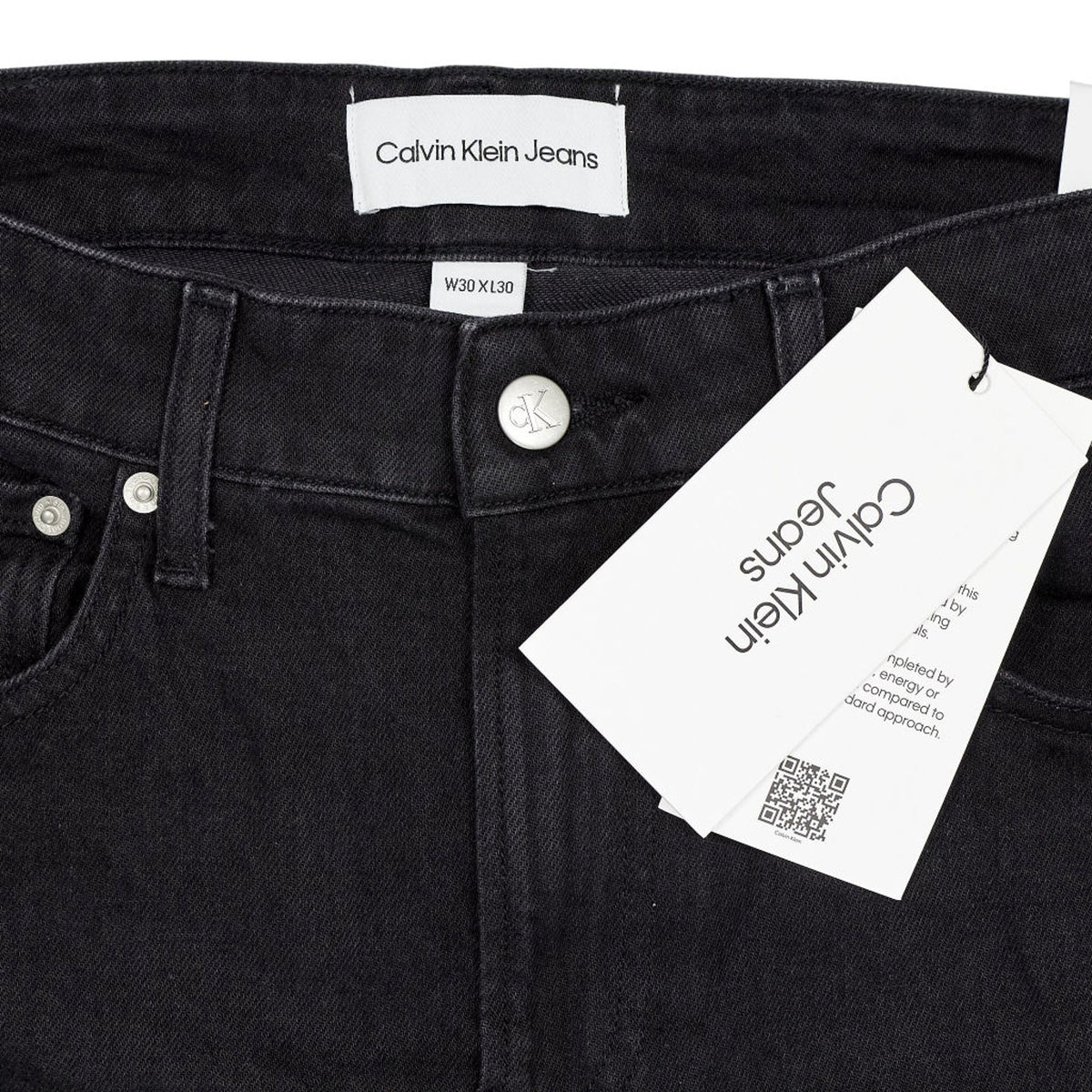 Calvin Klein Black Slim Taper Jeans