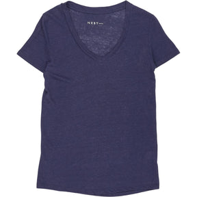 NRBY Blue Linen T-Shirt