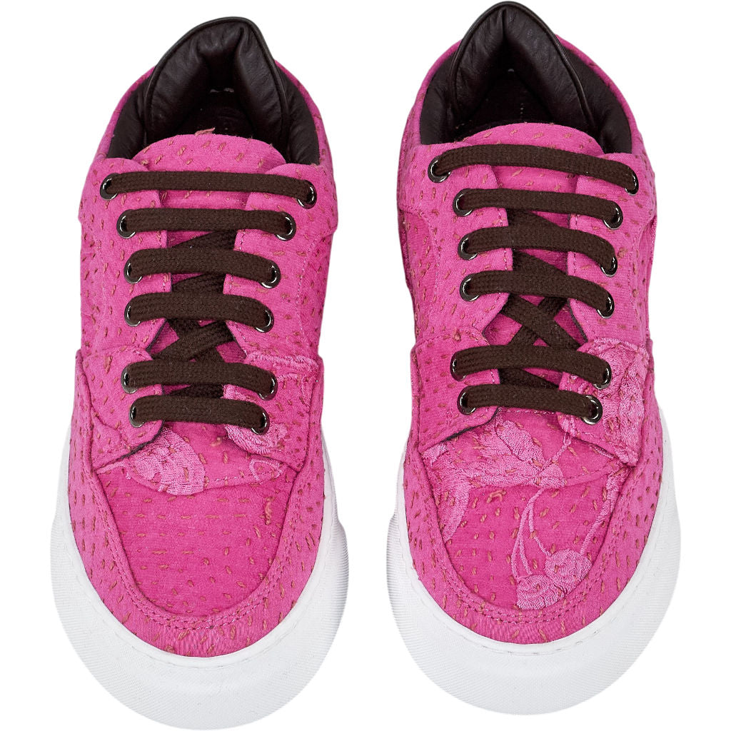 By Walid Pink 19th C Piano Shawl Trainers