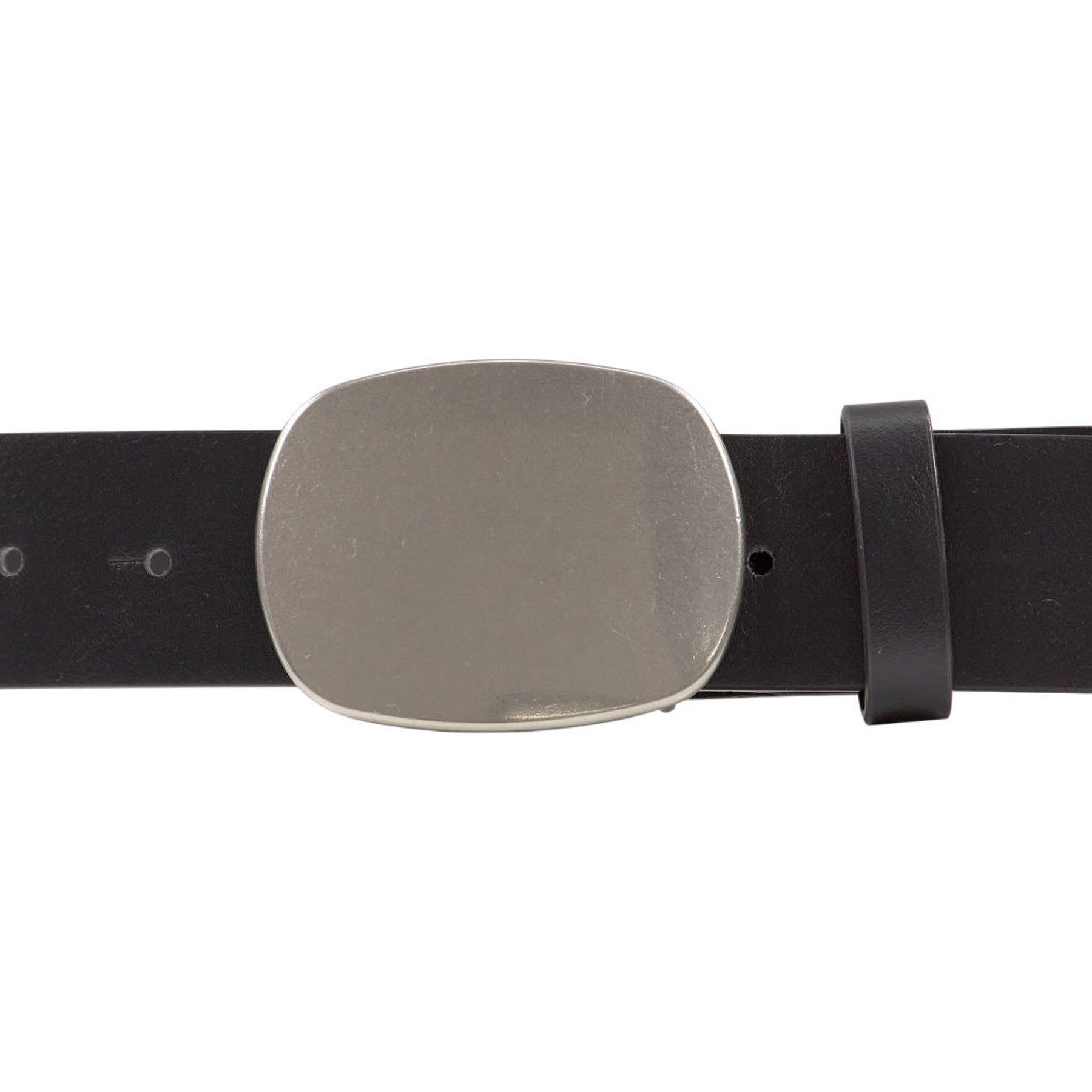 Pull&Bear Black Polyurethane Belt