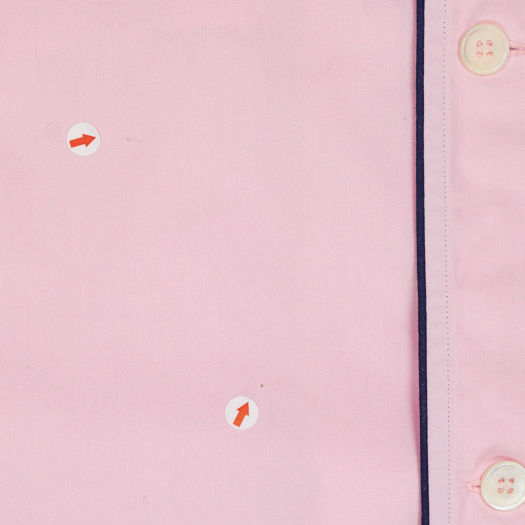 Anderson & Sheppard Pink Cotton Pyjama Shirt