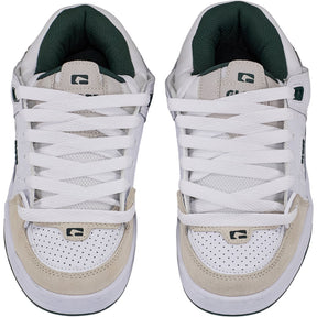 Globe White/Green Fusion Trainers